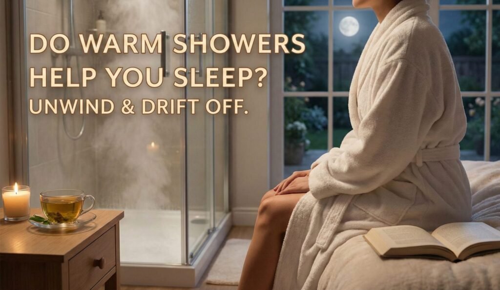 do warm showers help you sleep