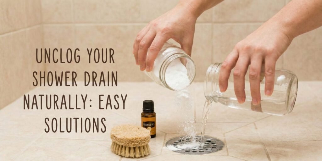 how to unclog a shower drain naturally